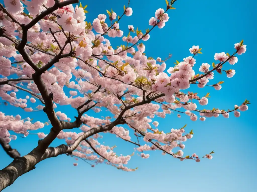 Fiesta de la Cereza en Japón: árbol de sakura en plena floración, resaltando la belleza de la naturaleza