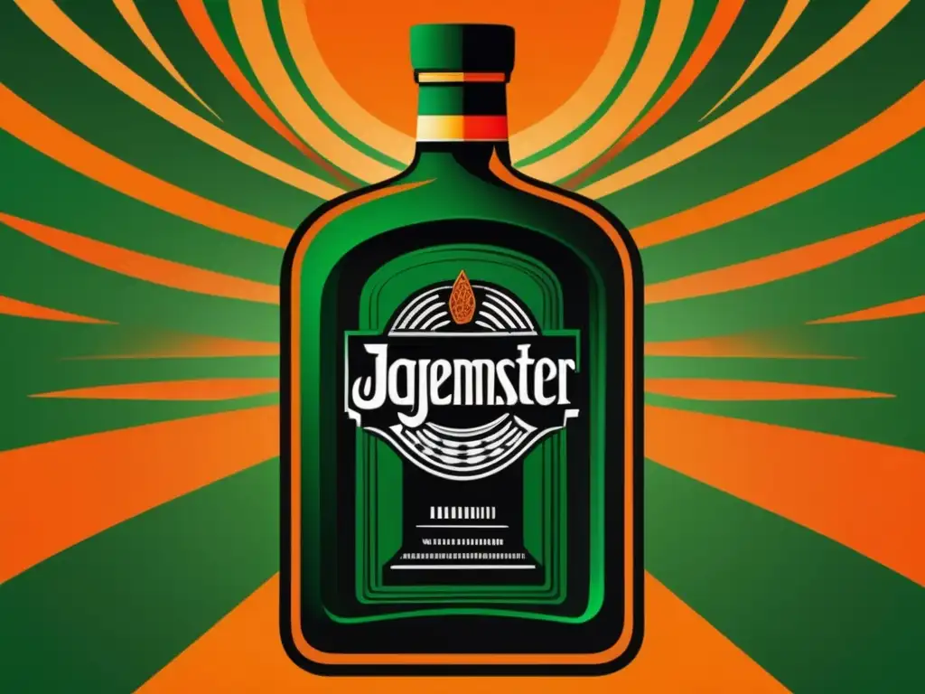 Jägermeister: Botella icónica y minimalista