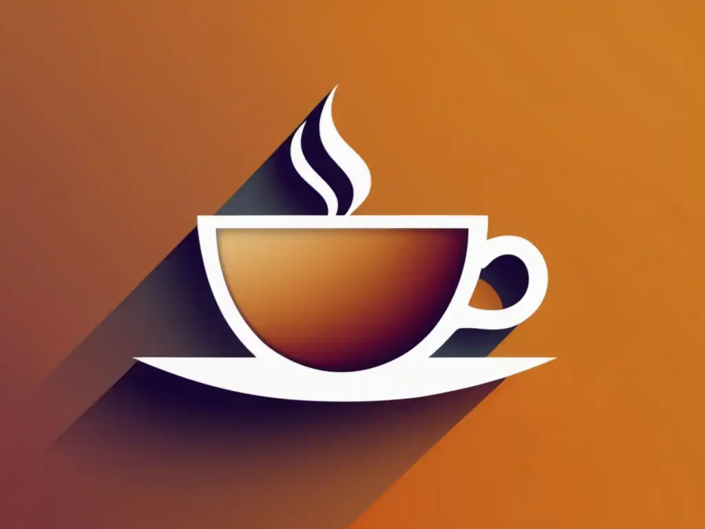 Café y té: Inspiración artística en imagen minimalista y abstracta