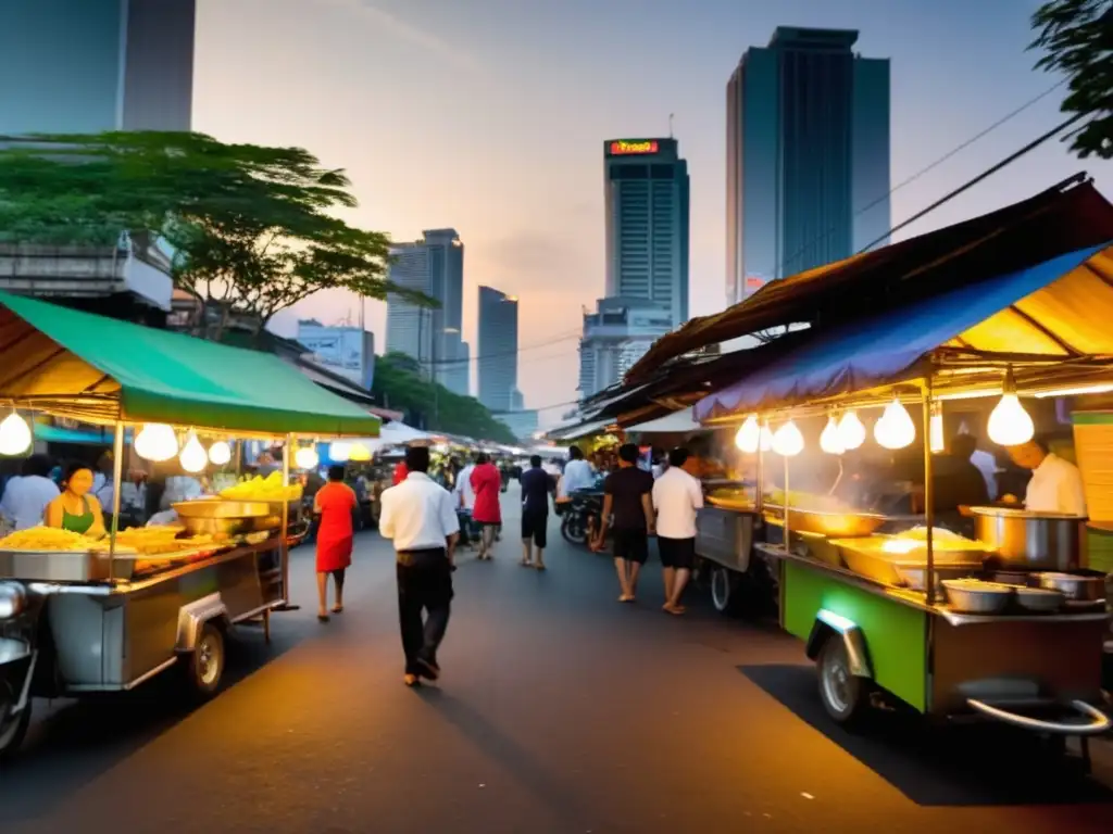 Explorando los sabores de Bangkok: comida callejera tailandesa