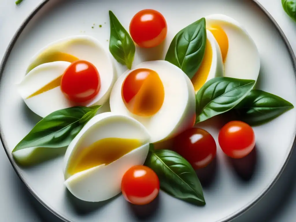 Caprese salad con mozzarella: una obra de arte culinaria