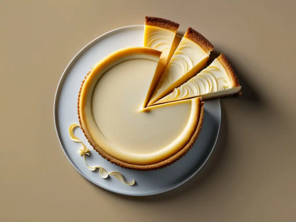 Cheesecake: Un postre norteamericano por excelencia con textura suave y diseño minimalista