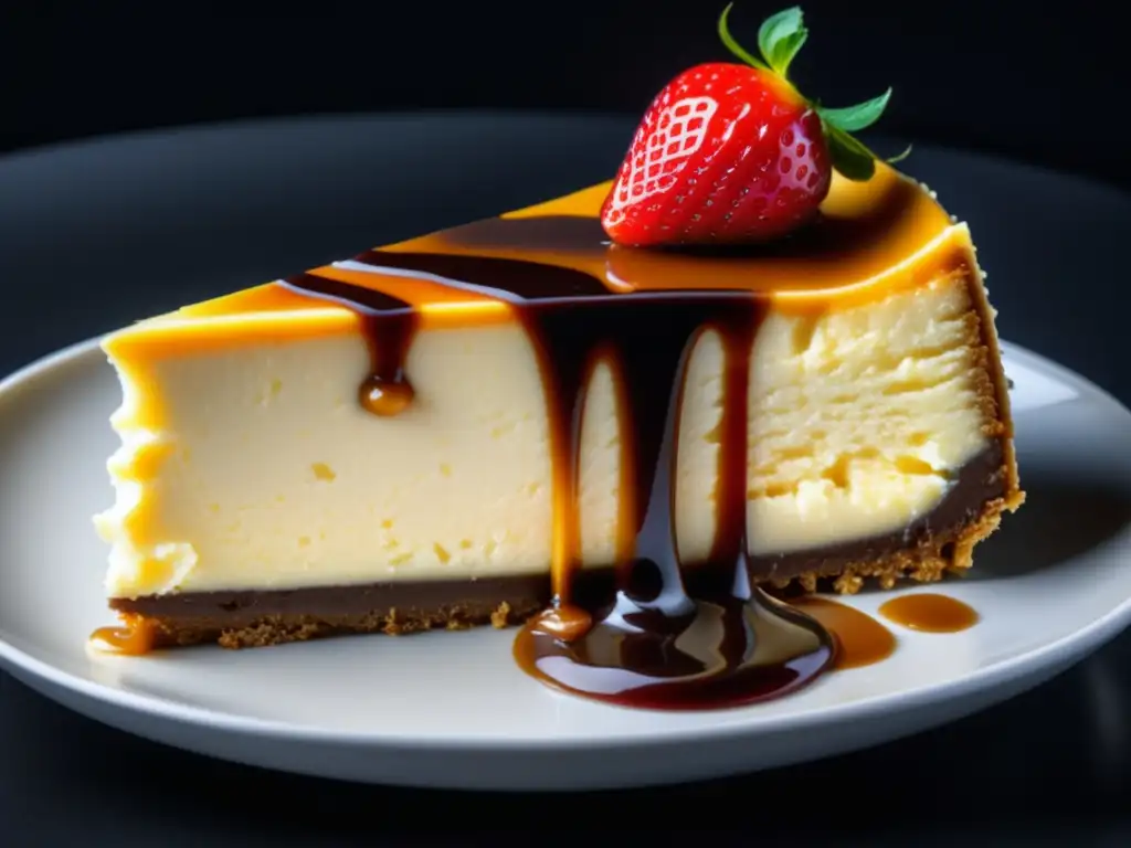 Cheesecake ultradetallada: Postre norteamericano por excelencia