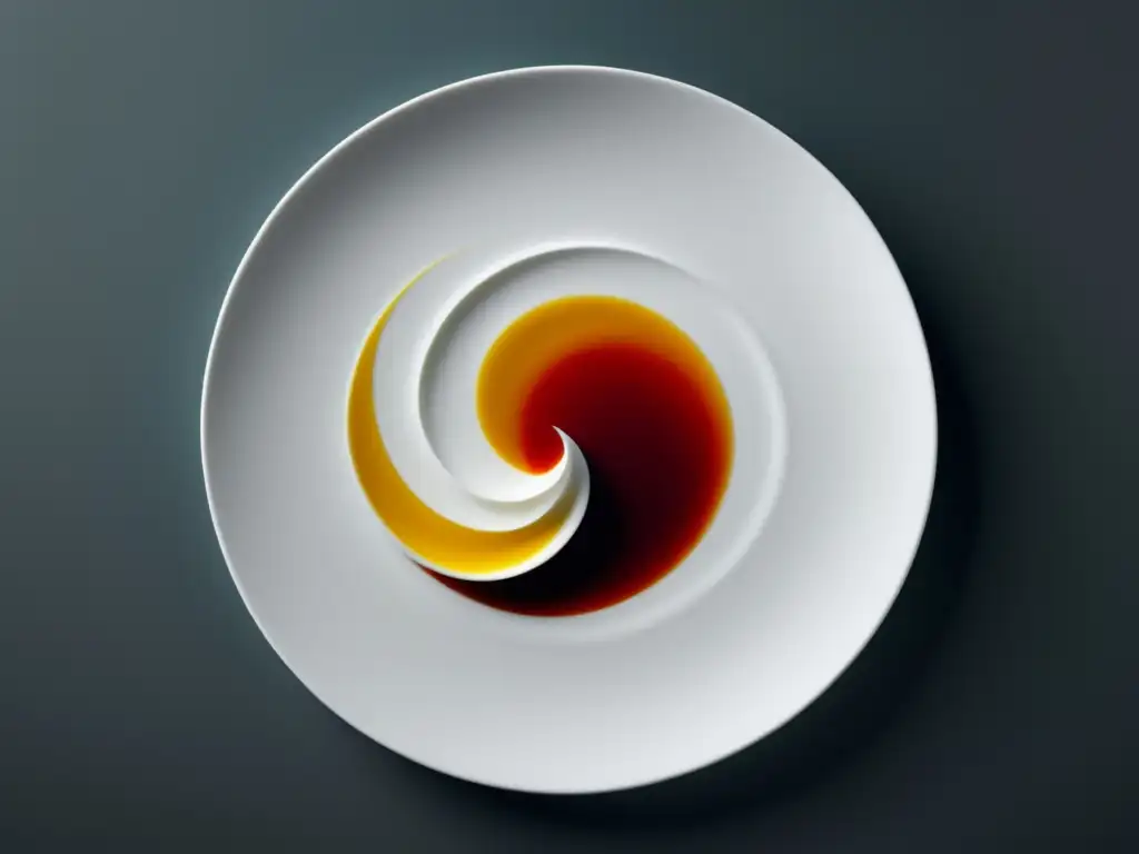 La Cocina Danesa: una Fusión de Sabor y Tradición - Imagen de la gastronomía danesa en un estilo minimalista y abstracto