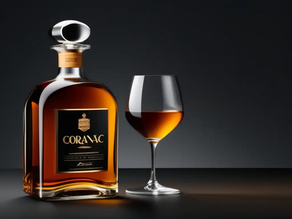 Trayecto histórico del cognac: imagen abstracta que representa la excelencia francesa y la evolución de esta bebida sofisticada