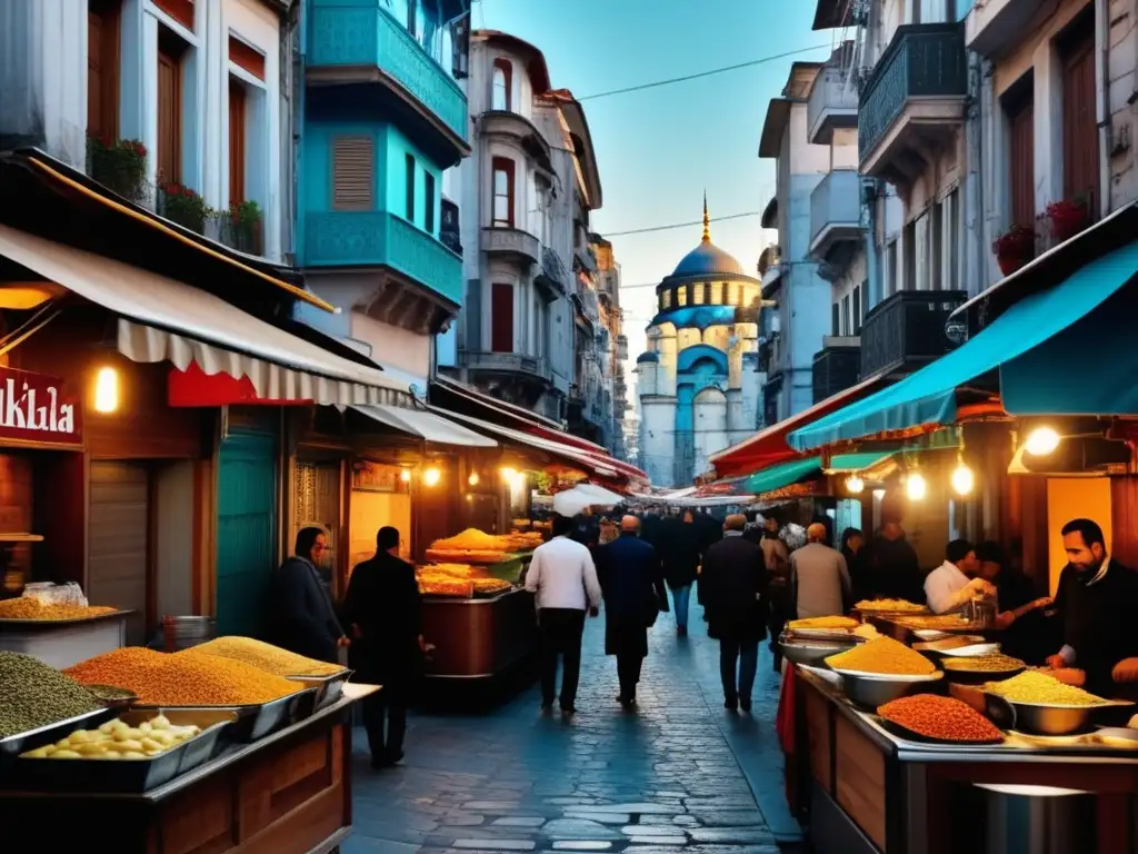 Delicias calle Istiklal: comida callejera y kebab en Turquía