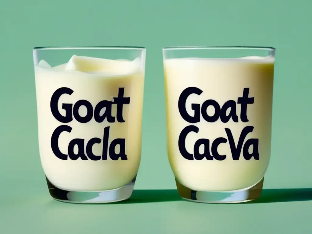 Leche de cabra vs leche de vaca: un duelo gastronómico