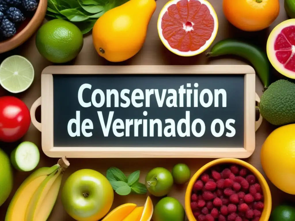 Conservación frutas y verduras, marinados, salsas y condimentos en té