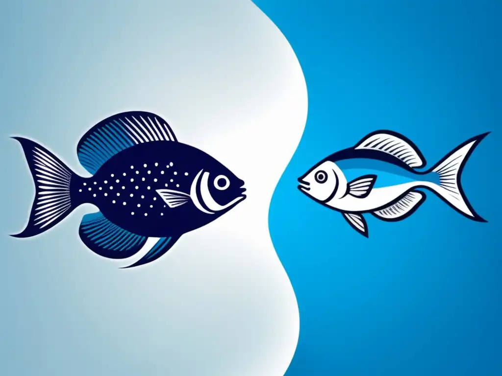 Pescados azules vs Pescados blancos: Comparación visualmente impactante de sus diferencias de omega3 y beneficios para la salud