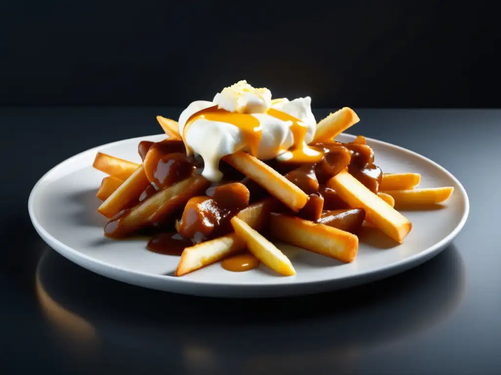 Deliciosa poutine en el Festival de la Poutine en Canadá