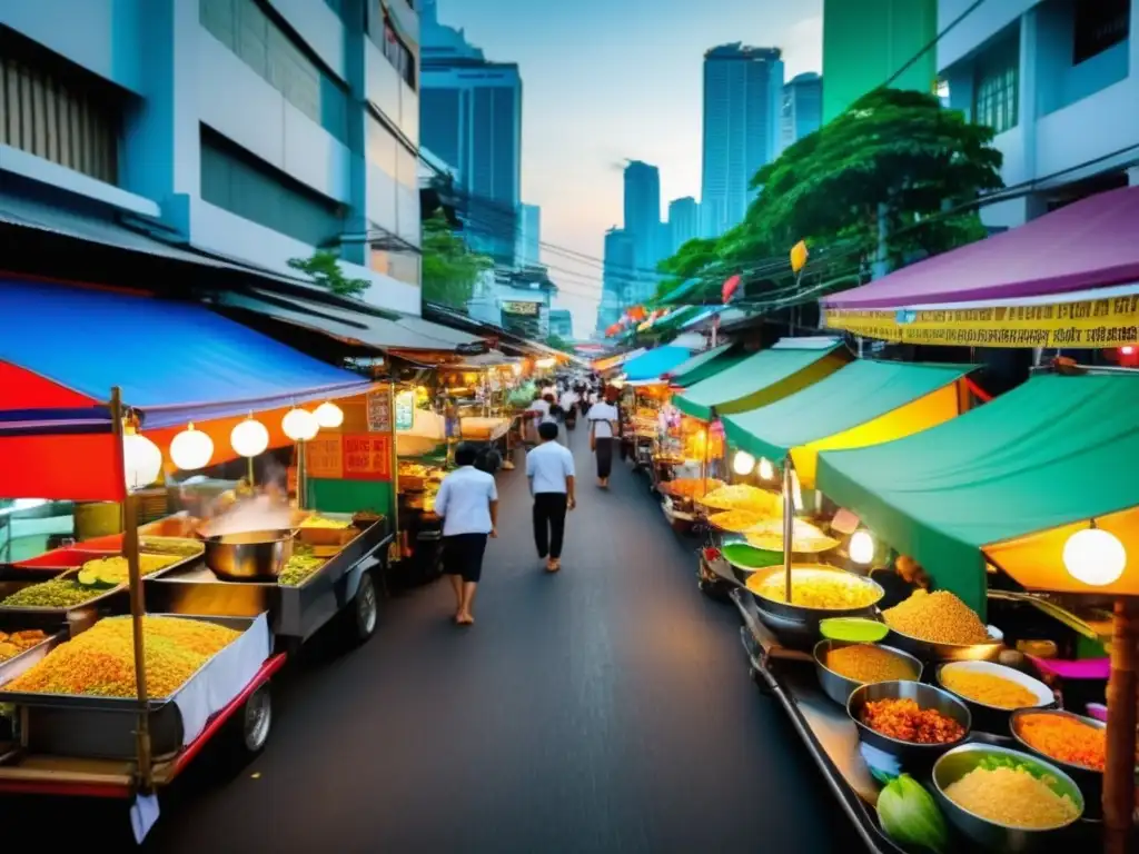 Explorando sabores de Bangkok: comida callejera tailandesa