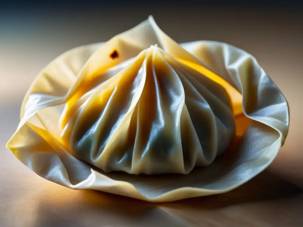 Dumpling asiático: arte, sabores y colores vibrantes