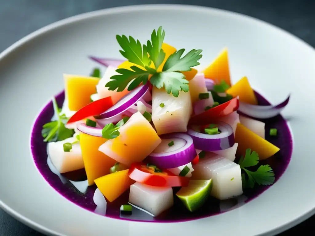 Ceviche peruano vibrante de Gastón Acurio