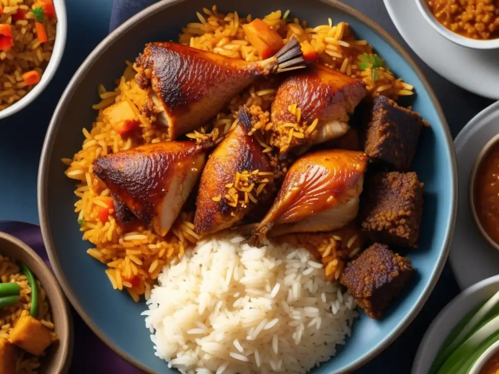 Platos africanos: Jollof Rice, Poulet Yassa e Injera