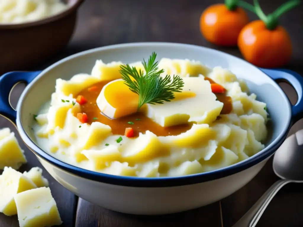 Delicioso stamppot holandés con carne y vegetales, Los Sabores Auténticos de la Cocina Neerlandesa