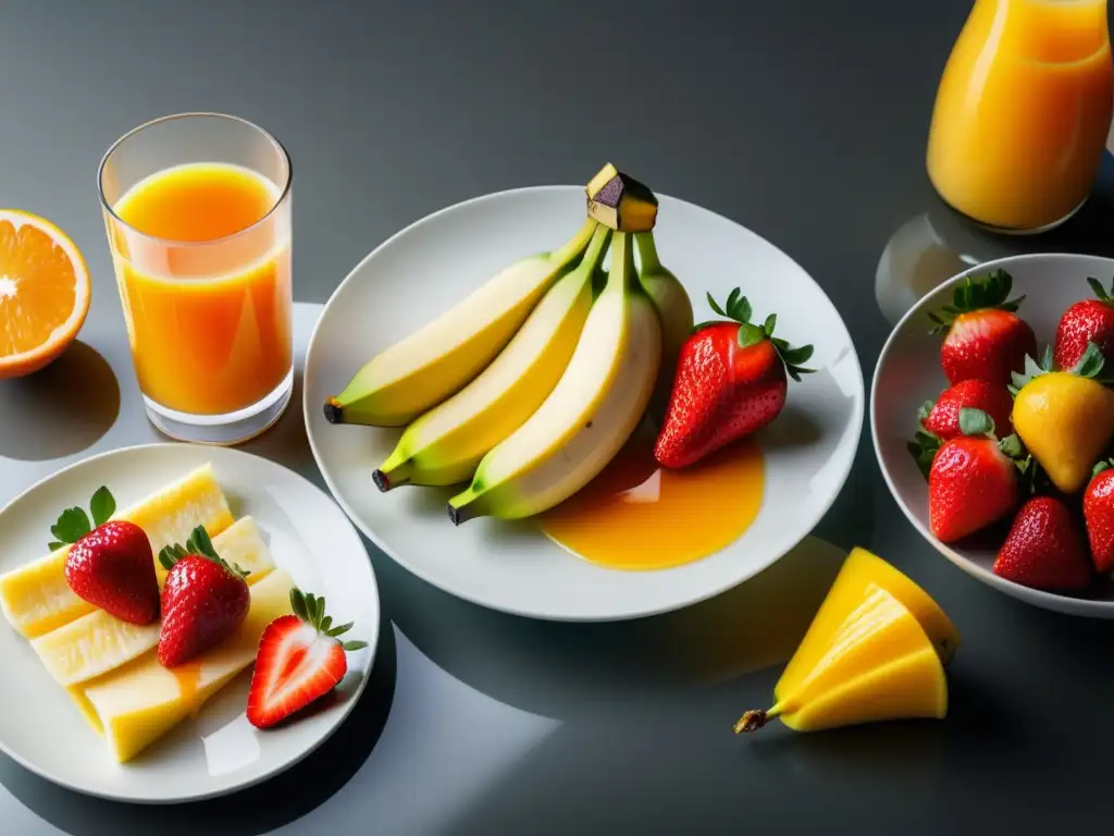 Desayuno con energía y vitalidad: Frutas frescas y saludables