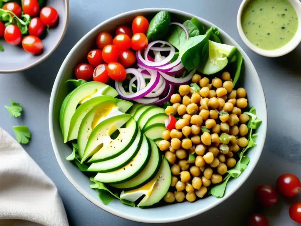 Ensalada de legumbres y verduras: Un paseo por el mundo de las verduras