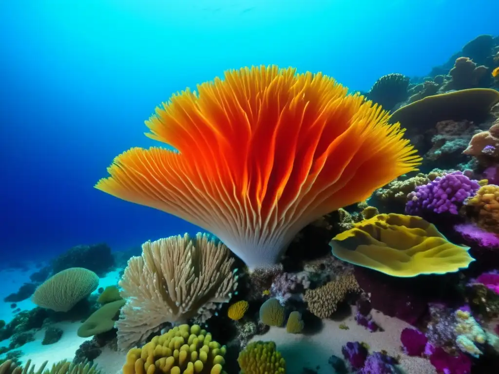 Mar Rojo: Coral reef vibrante con vida submarina diversa y colorida