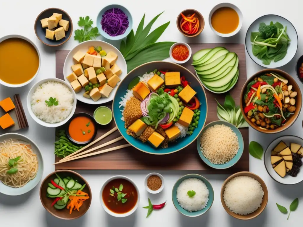 Un festín vegano y vegetariano inspirado en Asia: un tour gastronómico