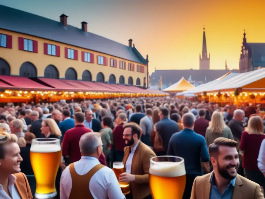 Fiesta de la Cerveza en Bélgica: una experiencia cultural única con vibrante ambiente, gente diversa y arquitectura icónica