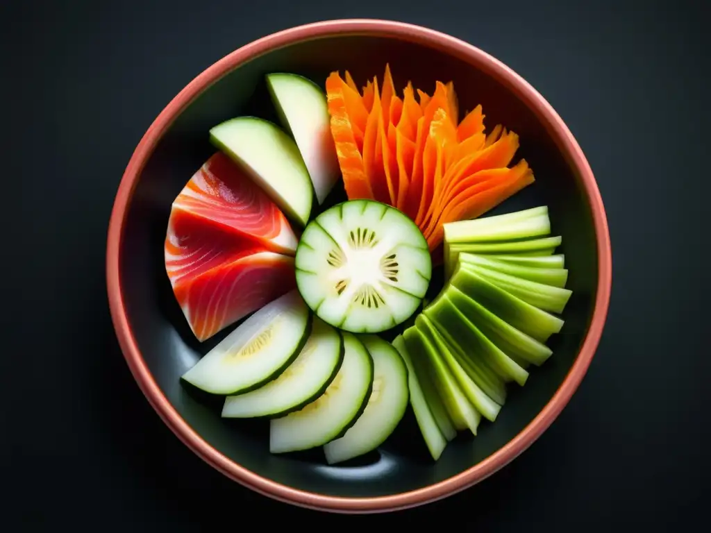 Plato de kimchi vibrante y colorido en Festival del Kimchi en Corea del Sur