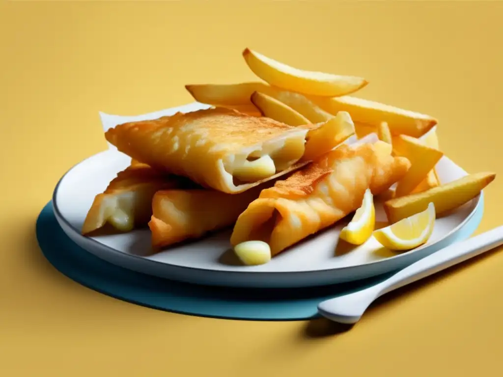 Imagen abstracta Fish and Chips: Cómo Preparar el Verdadero Fish and Chips Inglés