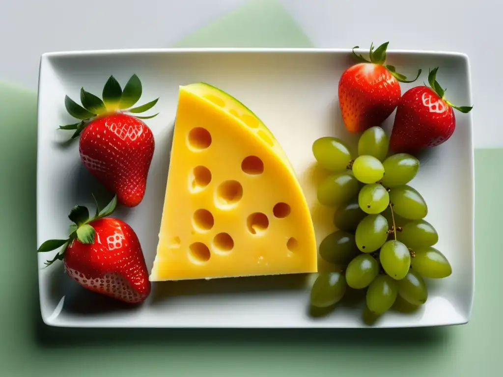 Platter con frutas y quesos: una pareja irresistible -