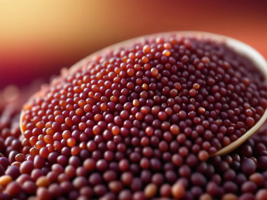 Imagen en 8k de quinoa roja: Beneficios y cómo cocinarla