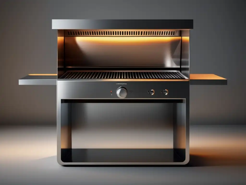 Estación de cocina a la parrilla: Minimalismo y elegancia en 8K