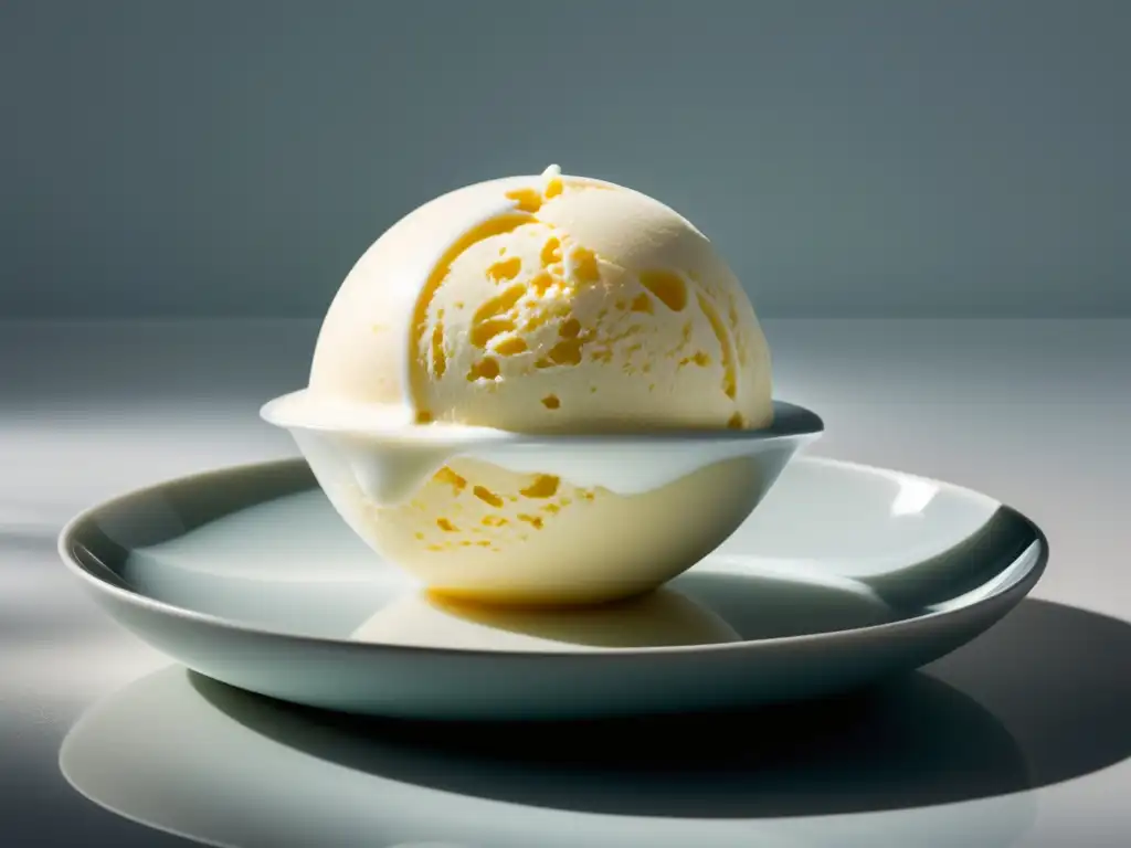 Helado de leche: placer sensorial elegante (Los helados de leche: un placer para todos los sentidos)