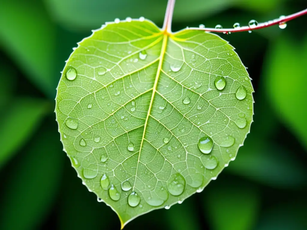 Hoja verde vibrante: Impacto de la Carne en el Medio Ambiente