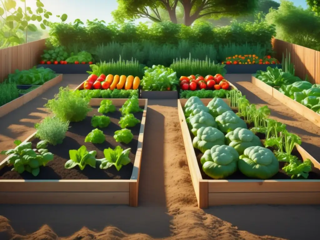 Un jardín de vegetales vibrante y minimalista: inspiración para cocina vegana y vegetariana