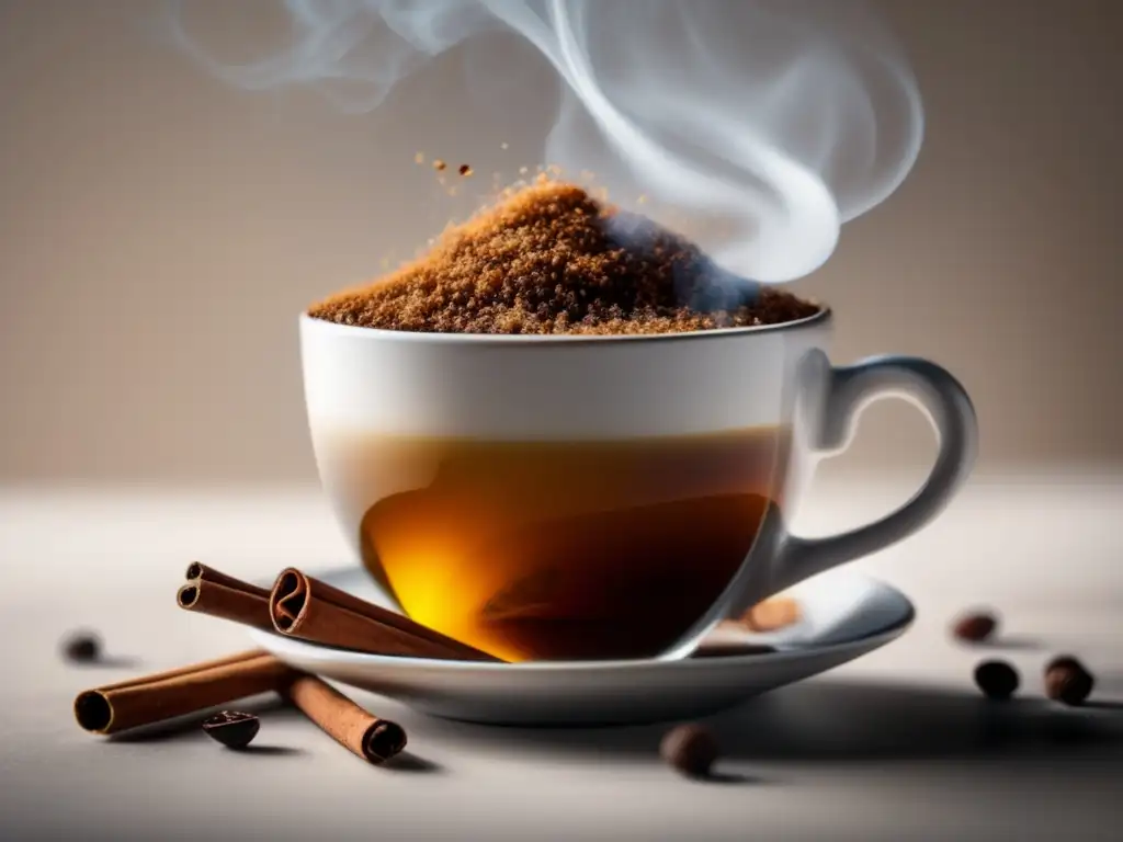 La magia del té chai: Recetas y beneficios - Imagen de una taza de té chai con vapor y especias