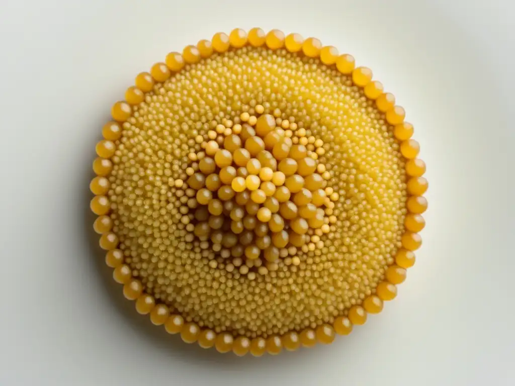 Imagen impresionante de couscous minimalista, simétrico y elegante