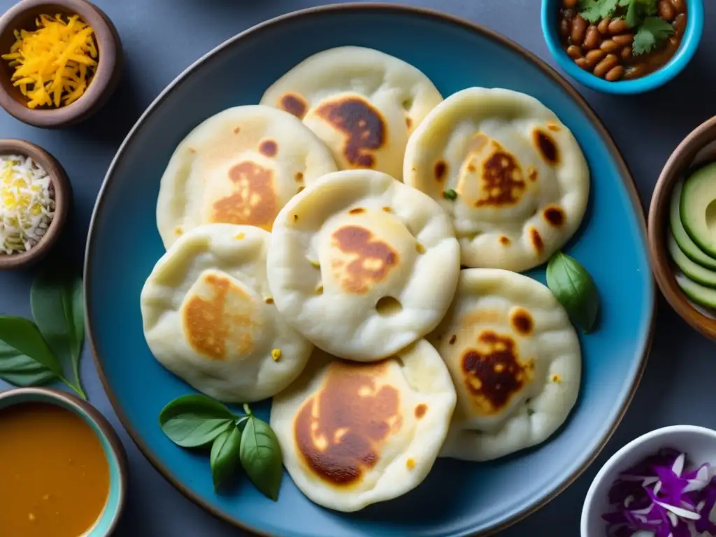 Deliciosa cocina de El Salvador: pupusas, panes con pavo y tamales vibrantes