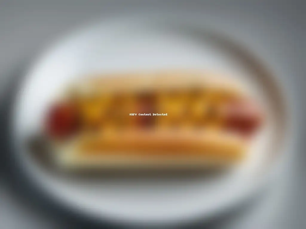 Hot dog artístico en plato blanco: Fenómeno de los Hot Dogs, icono de la cocina norteamericana