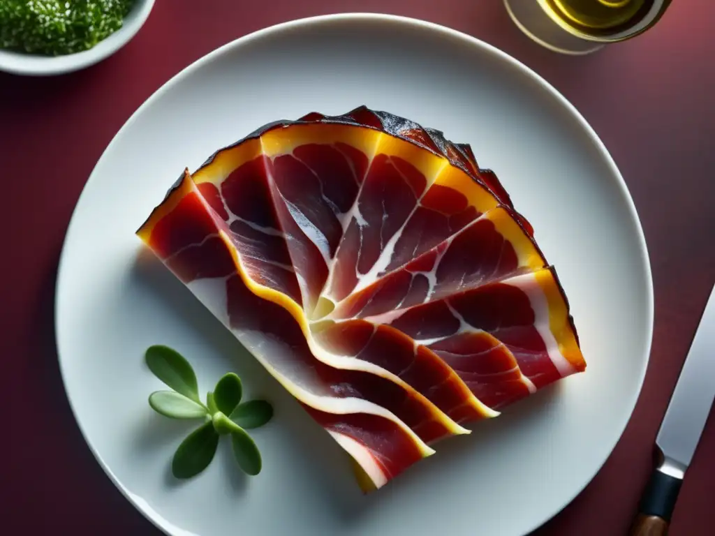 Deliciosa pieza de Jamón ibérico, máxima calidad y sabor en la Feria del Jamón en España