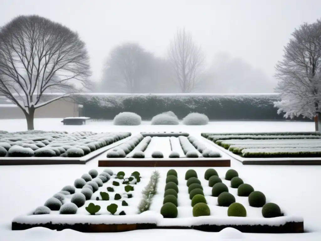 Jardín de invierno sereno con hortalizas de invierno: Los secretos de las hortalizas de invierno y cómo disfrutarlas