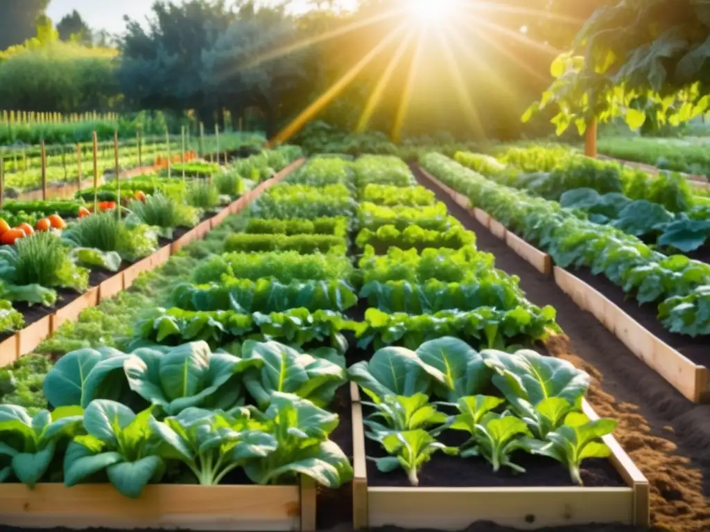 Huerto orgánico: Alimentos saludables y balanceados