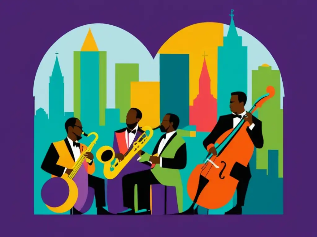 Jazz vibrante en Nueva Orleans: Música, colores y encanto