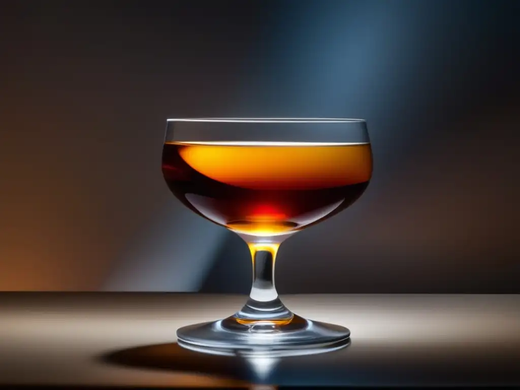 Manhattan: Un Cóctel con Historia y Sabor Único en imagen del Manhattan cocktail