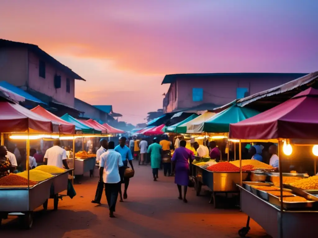 Un paseo por los sabores de la comida callejera en Nigeria