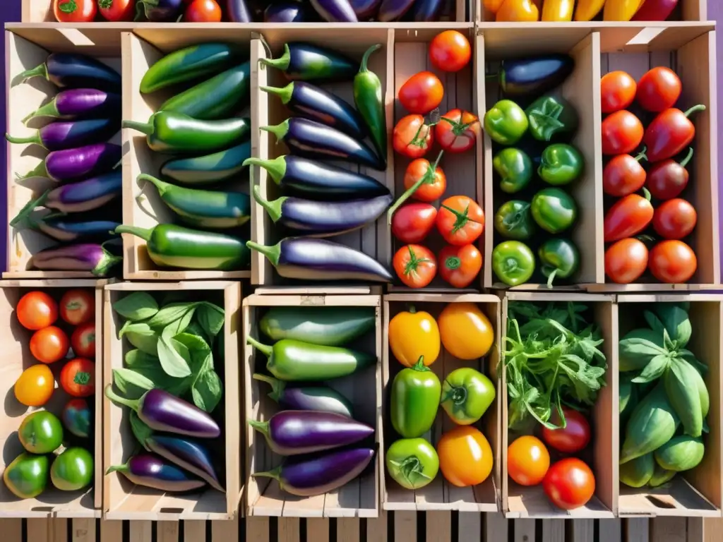 Mercado mediterráneo: hortalizas frescas y coloridas, esencia de la cocina mediterránea