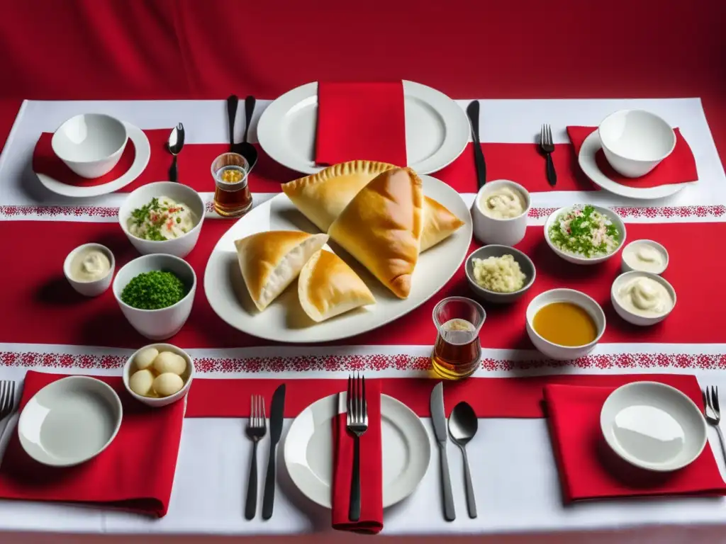 Mesa polaca con comidas típicas de la gastronomía polaca