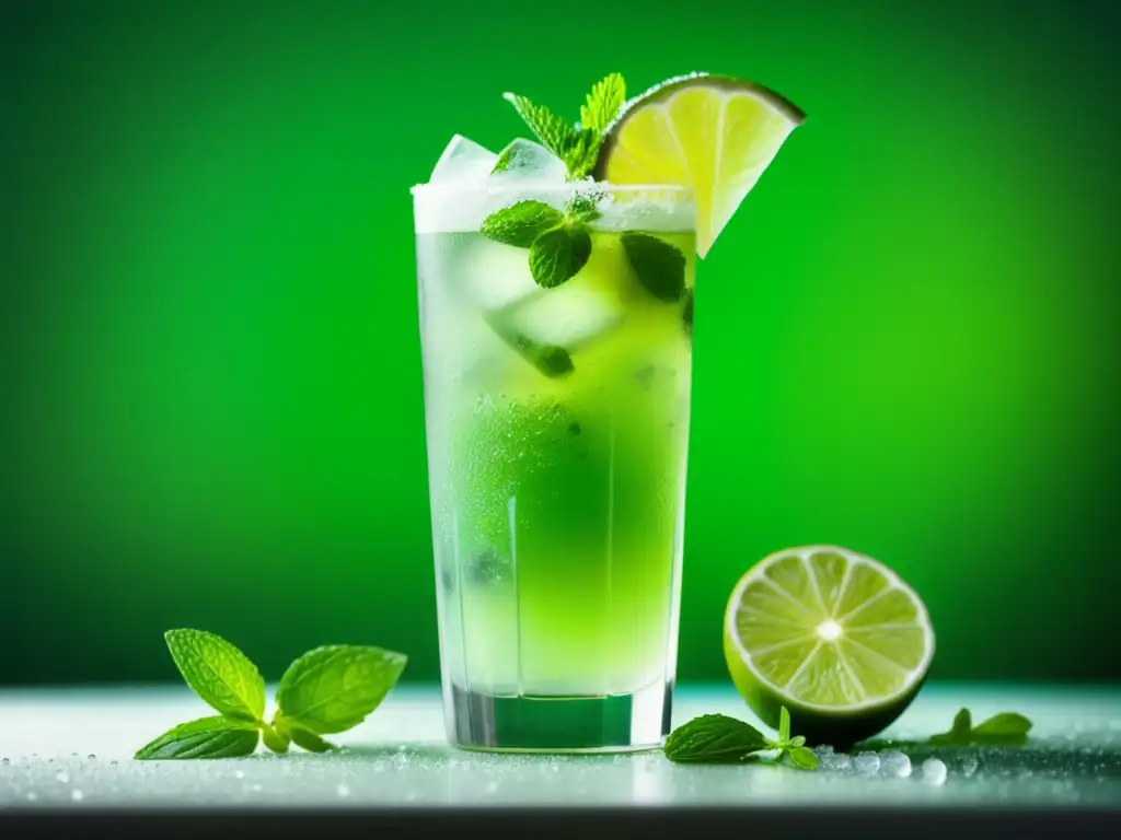 Mojito refrescante con historia: cóctel de colores y sabores revolucionarios