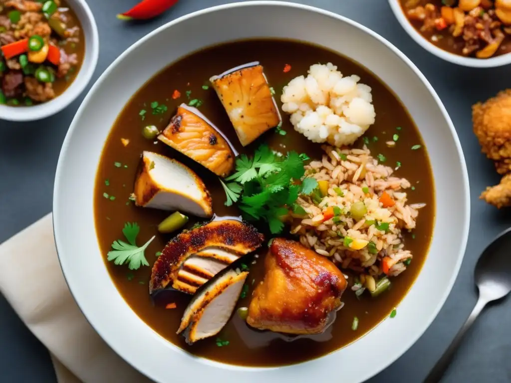 Platos afroamericanos: Gumbo, pollo frito y jambalaya