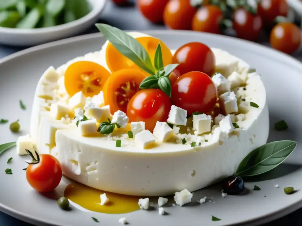 Plato de queso feta: La joya de la Cocina Mediterránea