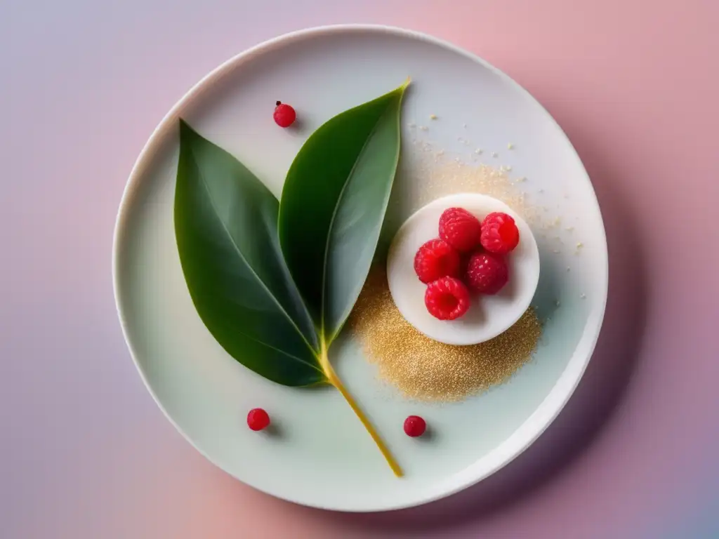 Noma y René Redzepi: Un viaje culinario a lo salvaje - Plato blanco con ingredientes vibrantes y elegancia artística