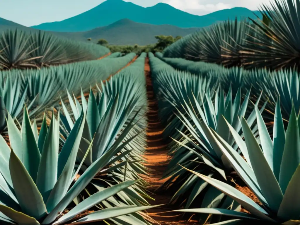 Proceso artesanal de mezcal: agave, selección, maduración, cosecha, horno de barro, historia