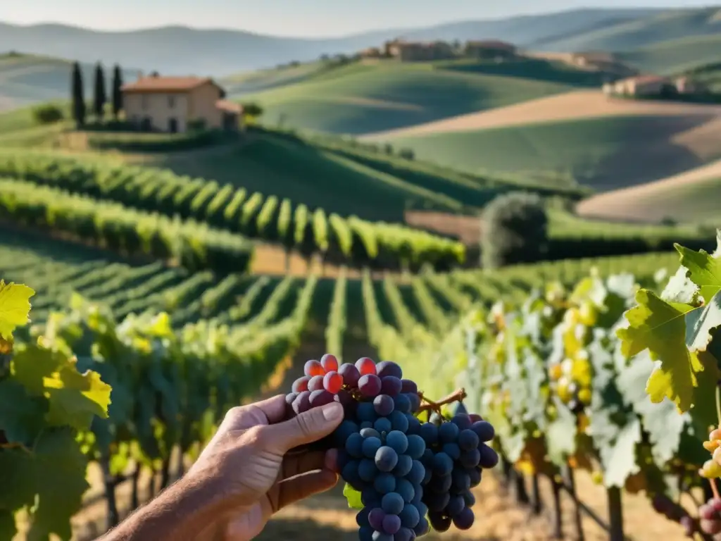 Los Vinos de la Toscana: Un Viaje al Corazón de Italia - Proceso de elaboración de vino en Toscana: uvas, viñedos y transformación